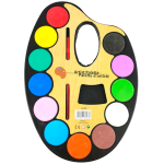 Paint Palette and Brush Set